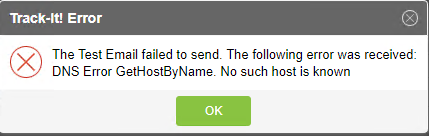 POP3 Host error